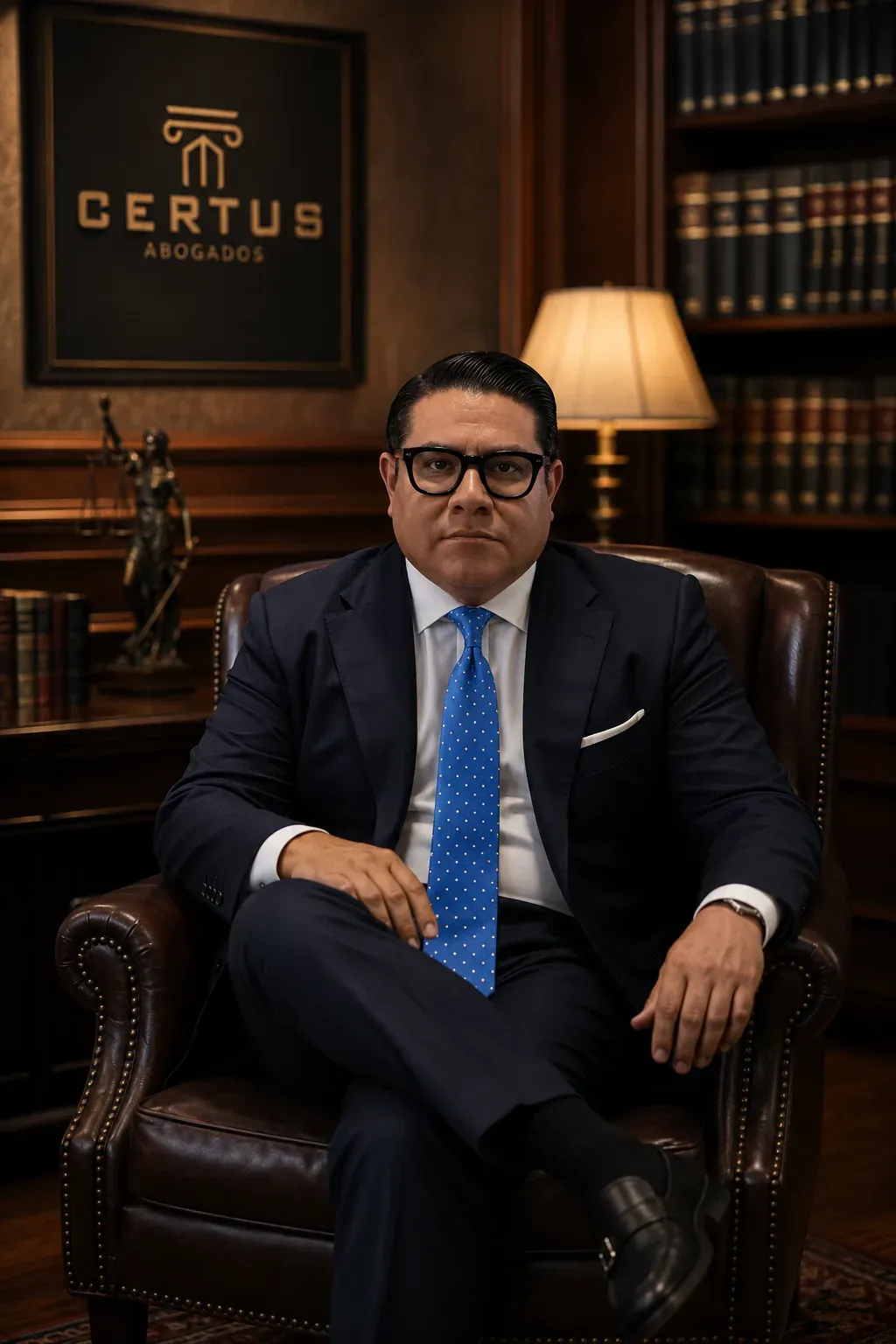 Profesional de Certus Abogados en su oficina